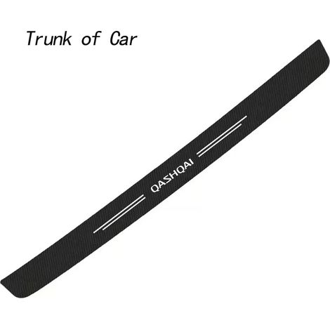 (1 pièce) Seuil de porte de voiture autocollant en fibre de carbone,protection anti-rayures et imperméable pour Nissan Qashqai (1/3)