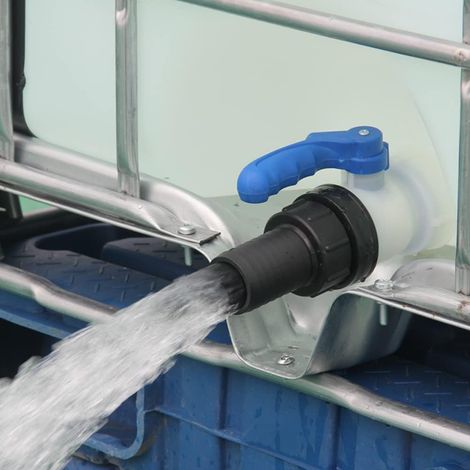 Adaptateur de Tuyau de Réservoir IBC 60 mm Filetage grossier Import à 38 mm Pour Tuyau d'arrosage - Adaptateur de valve Raccord de Tuyau Outils (1/3)