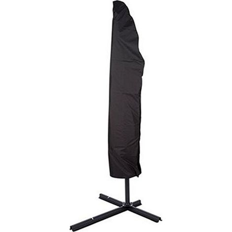 Housse de Protection pour Parasol, Couverture de Parasol de Jardin Oxford 210D Excentré Bache Parasol Déporté, Imperméable, Résistant à UV, Coupe Vent et Neige (265x 70 x40CM) (1/5)