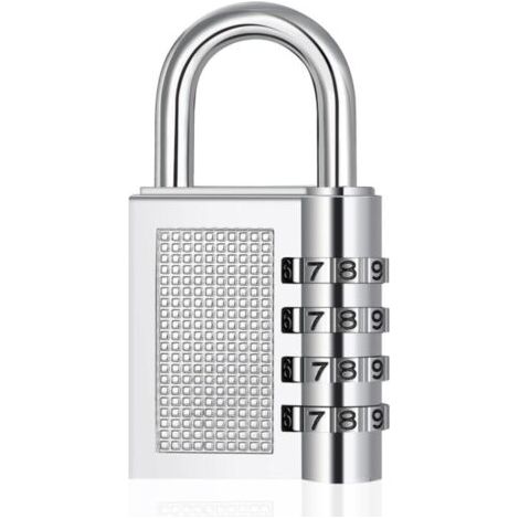 BUNTHAUS Cadenas à combinaison pour casier de salle de sport,Serrure à code à 4 chiffres,Cadenas,Serrure à combinaison,Serrure à numéro résistante aux intempéries pour porte de cave,Cadenas à combinai (1/5)
