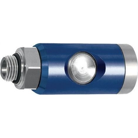 Acoplamiento de agujero masculino, pivotante, empalme : G 3/8 pulgadas, OC 20 mm, Largo 76 mm