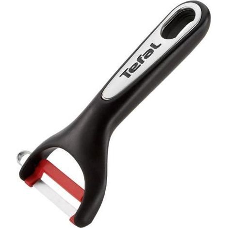 Tefal Ingenio K20718 Ergonomischer Schäler Schwarz und Rot (1/5)
