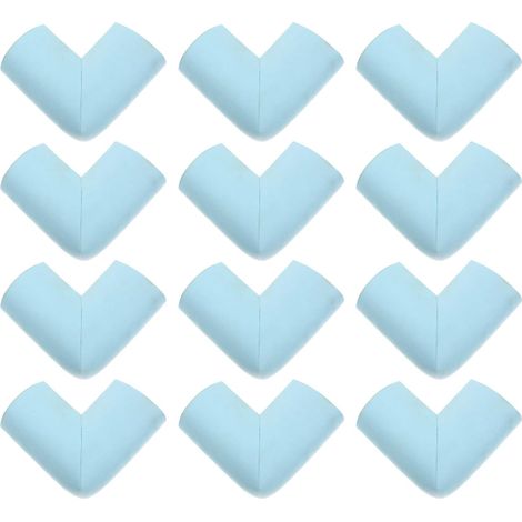 12 protège-coins de transport - mousse - bleu - pour bagages (1/5)