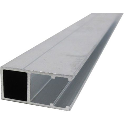 Perfil U de aluminio para techo de policarbonato - 16 mm x 4 m