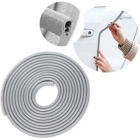 [JAMAIS UTILISÉ] (Gris, 5 mètres) Joints en caoutchouc pour automobiles, protecteurs de bord de porte en aluminium, accessoires extérieurs automobiles généraux (1/4)