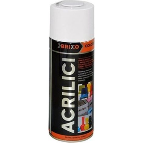 Multipack di 6 spray acrilico bianco candy brixo 400 millilitri ciascuno