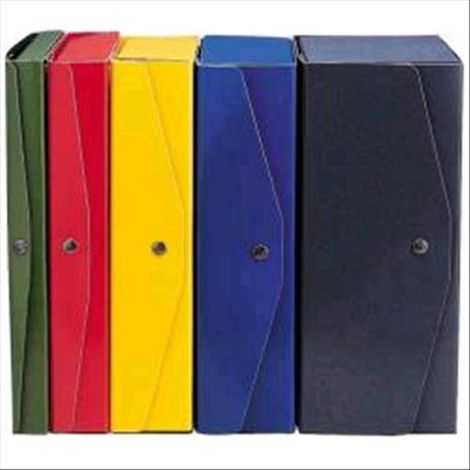 King Mec Scatola Archivio Project Dorso 4 Cm 25x35 Cm Blu - Conf. 5 Pz