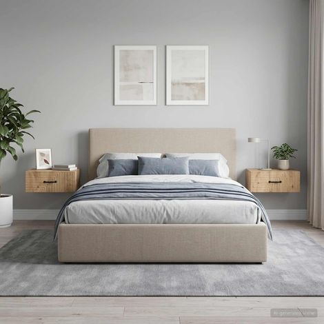 vidaXL Mesita de Noche de Pared 2 uds. Roble artisan 49 x 34,5 x 20 cm (1/5)