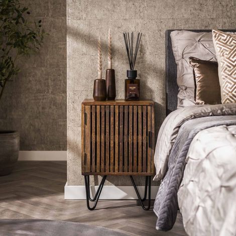 Wooden Bedside table Tweak set of 2 (1/5)