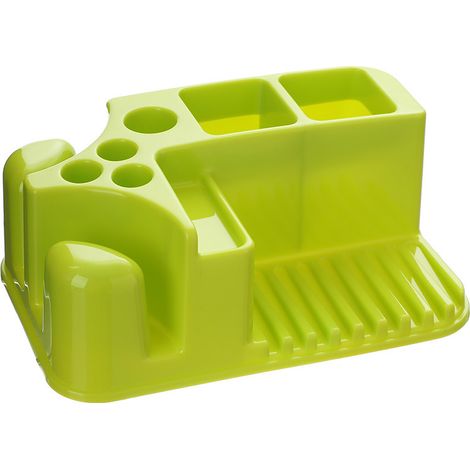 Green Toothbrush Holder in Bathroom, Punch-Free Cup, Mouthwash Cup Holder, Toothbrush, Toothpaste Ho (1/5)