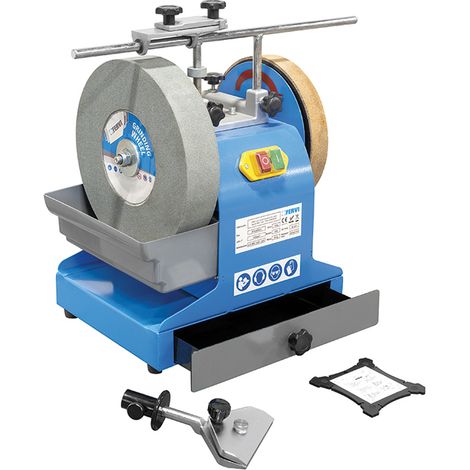 Affilatrice ad acqua FERVI 0770 - mola ad acqua Ø 250 mm - mola a secco Ø 200 mm - 90 rpm
