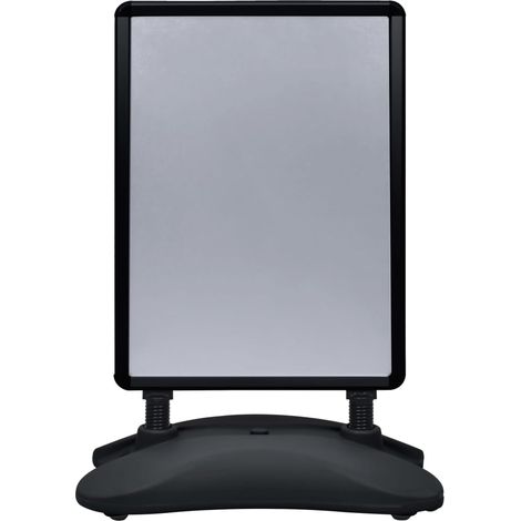 Maison Exclusive - Piedistallo per Poster A1 Base ad Acqua Nero Lega di Alluminio (1/5)