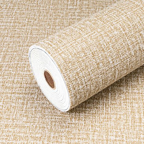 Papier peint texturé autocollant pour murs, papier peint gaufré pour chambre, papier peint épais pour mur texturé, imperméable, dos adhésif, vinyle mousse pour pièces, 50 x 280 cm