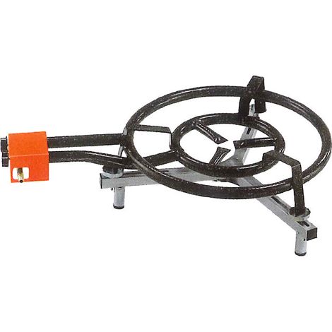 Supporto Garcima 12C Paellero Fino a 50 cm x 3 Gambe da tavolo 8 cm