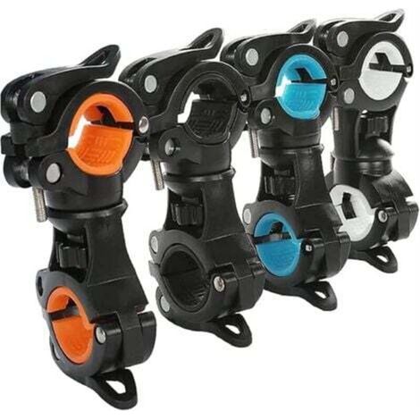Set of 4 wheelchair cane holders, convenient 360° rotating clip, crutch holder for wheelchairs, accessory for electric mobility scooters