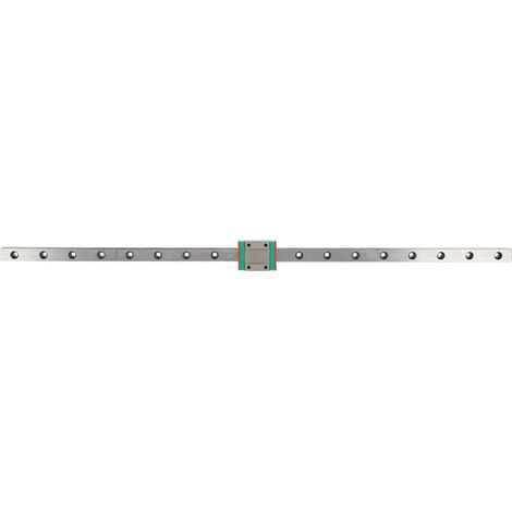 Guide linéaire miniature LML12B 12mm avec patin coulissant 450mm - 1 pièce (1/5)