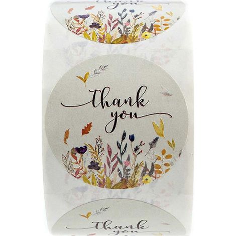 Autocollants ronds, autocollants pour sacs cadeaux, autocollants adhésifs, autocollants pour emballages kraft, autocollants pour papier de soie, petits cadeaux de Noël-2.5x2.5cm (1/2)