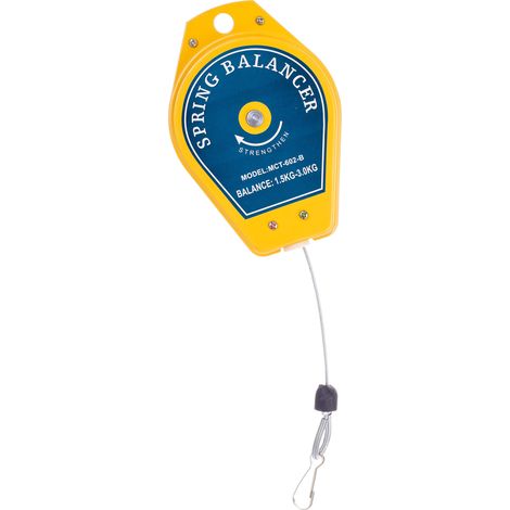 BILANCIATORE A FUNE PER SOSPENSIONE DI ATTREZZI DA 1,5-3,0 KG, INVOLUCRO IN METALLO