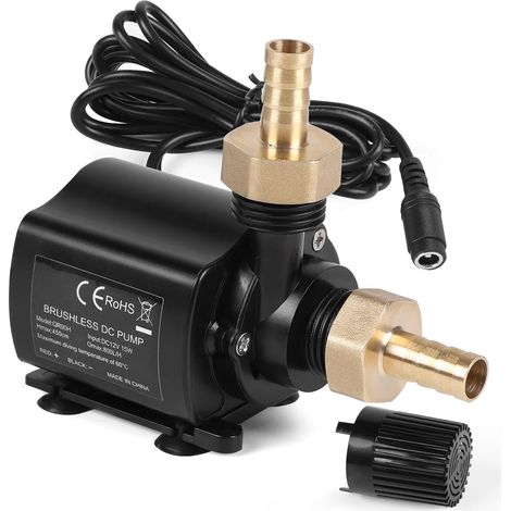 Pompe à eau submersible 12 V 800 l/h 4,5 m 5 vitesses Mini pompe d'aquarium (1/5)