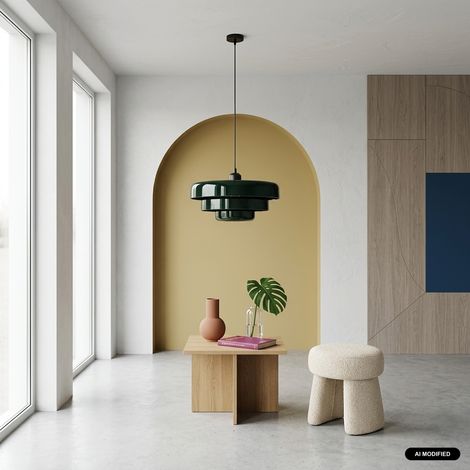 sweeek - Suspension intérieur métal Ø35cm vert - Kova (1/5)