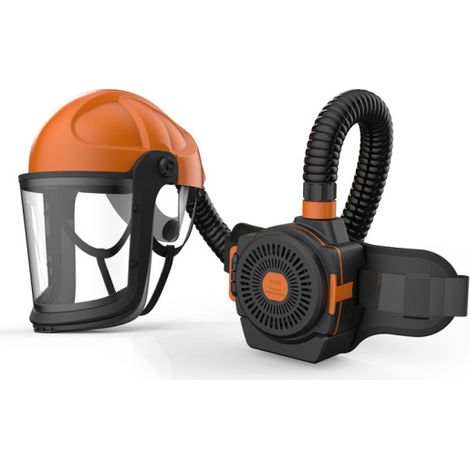 Kit Respiración Con Casco TH3 y Visor Transparente AIFLOW HELM Clear SAFETOP