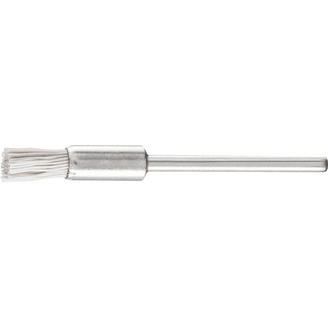PFERD TOOLS Miniatur-Pinselbürste PBU Ø5 mm Schaft-Ø2,34 mm Aluminium-Oxid-Filament-Ø0,30 Korn 600 10 Stk