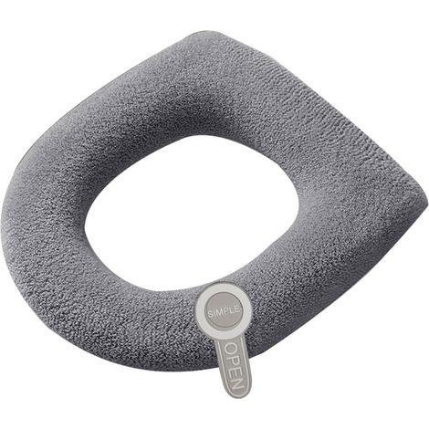 Copriwater grigio scuro con maniglia (1/2)