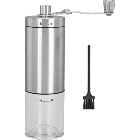 Moulin à café manuel CT5014 broyeur à manivelle en acier inoxydable et céramique portable compact pour grains et épices (1/5)