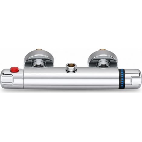 Miscelatore doccia da incasso in ottone termostatico 38 C anti scottatura (1/5)