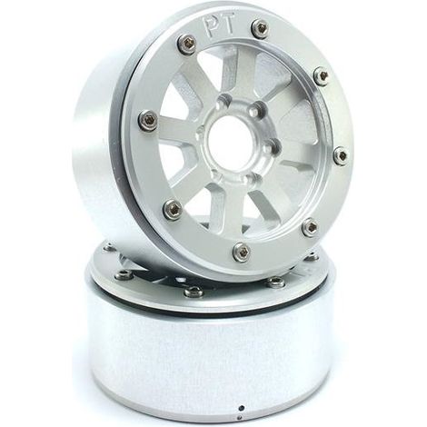 Beadlock Wheels PT-Hammer Silver/Silver 1.9