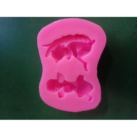 Stampo in silicone a forma di angelo per torte, pasta di zucchero, glassa, decorazioni per matrimoni. (1/2)