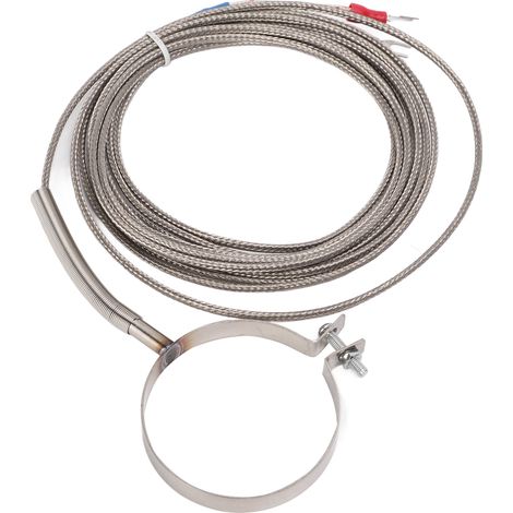 Hochempfindliches Gewindethermoelement, Temperaturfühler 0-400°C, erweiterter Messbereich, Industriesteuerung, verschiedene Größen, 3 Meter Kabel. (1/5)