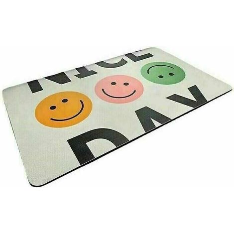 Tapis de sol en boue de diatomée absorbant, séchage rapide, antidérapant, pour salle de bain, 31,5 pouces – DELKEVIC (1/4)