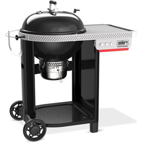 Holzkohlegrill - WEBER - Performer 57 cm - emaillierter Stahlkessel - Gourmet BBQ System Grill - One-Touch System