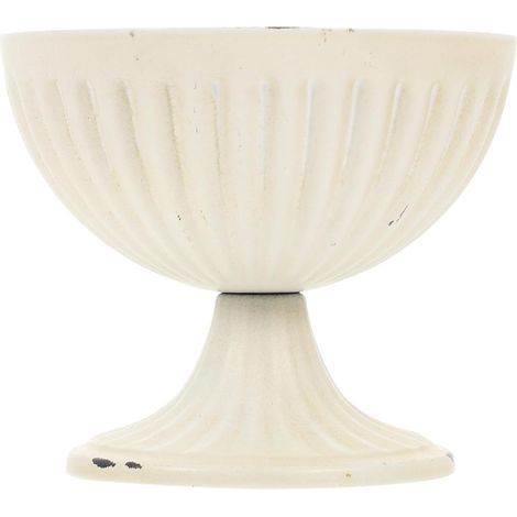Vase à Fleurs en Fer Rétro Blanc pour Mariage et Extérieur (1/5)