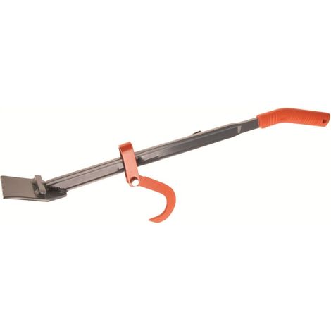 Bahco Fällheber 800 mm Wendehaken Forstwerkzeug aus Stahl mit Thermoplastgriff