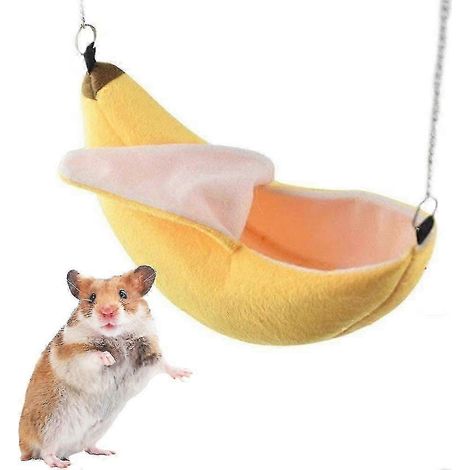 Hamac-lit pour hamster banane, cage pour petit animal (1/2)