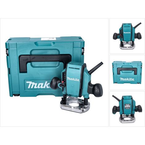 Oberfräse 900W Ø8 mm in Makpac-Koffer - MAKITA RP0900XJ