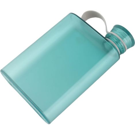 Flat Water Bottle, Slim Plastic Drink Bottle (1/5)