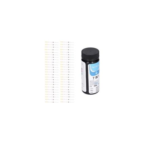 Papier de Test de qualité de l'eau 7 en 1, 50 pièces, bande PH multifonctionnelle pour piscine et Aquarium (1/4)