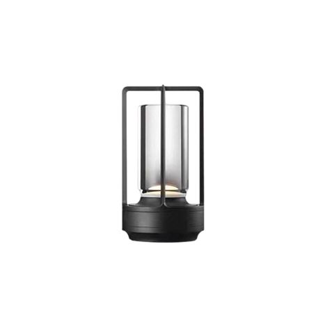 Lampe de table rechargeable USB, lampe de table décorative, lampe de table pour dîner, lampe d'ambiance pour bar/restaurant/camping en extérieur (1/4)
