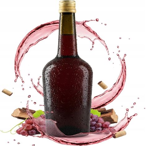 Bottiglia Gloria Olive da 500 ml, bottiglie per liquori e vino, regalo, vetro scuro (1/5)