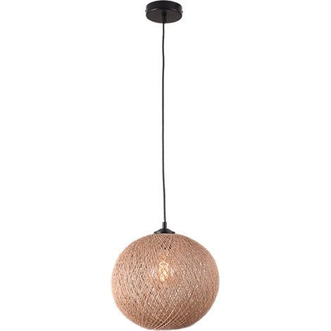 Lampe suspendue Corda Rotin Ø 30cm - 2235-05-30 (1/3)
