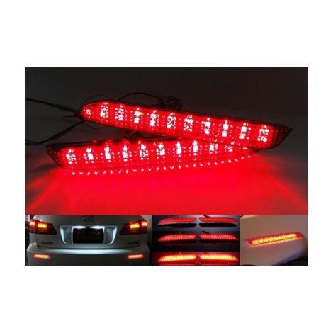 Kit 2 Fanali Posteriori A Led Rosso Lexus IS F GX470 RX300 Toyota Harrier Verso Avalon Matrix Sienna Venza (1/3)