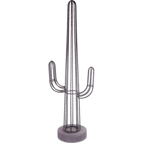 Profilo Cactus Artificiale in Metallo Altezza 91,5 cm Oro