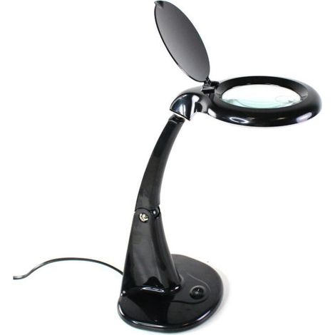 Desk Magnifying Glass Optical Glass, 2X, 4X Magnification (1/4)