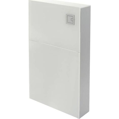 Milano Arca 504mm Bathroom Toilet WC Unit for Back to Wall Pan - White