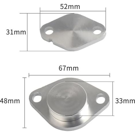 Kit de nettoyage EGR X8R0021 + plaque d'obturation EGR, compatible avec Discovery 3/TDV6 Sport – Améliore l'efficacité et les performances du moteur (1/5)