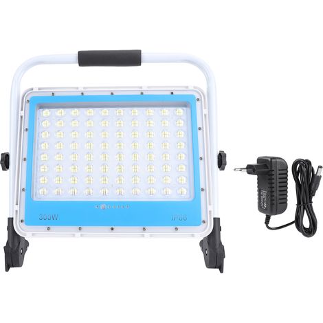 Projecteur LED de chantier 300W 480LEDs étanche IP66 sur pied réglable lumière puissante 40000LM (1/5)