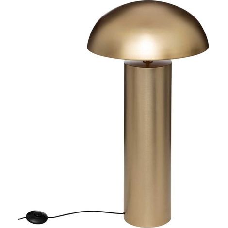 Lampadaire Champignon en Métal "Ulysse" 97cm Or (1/4)